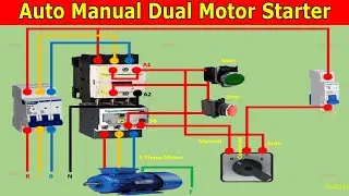 Auto Manual Dual starter with Selector Switch eee more