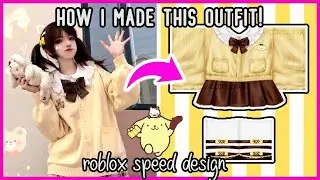 Kawaii Pompompurin Outfit✧ ROBLOX Speed Design| Paint Tool Sai |  victoriagiaa