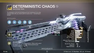 Destiny 2: Lightfall Mission Exotic - Unfinished Business: Deterministic Chaos