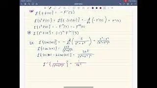 Laplace Transform of t*ft