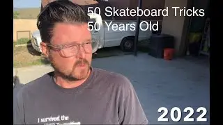 50 Skateboard Tricks at 50 Years Old