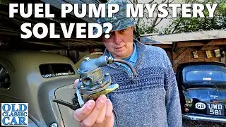 Garage tinkering - petrol pump problems, was it caused by ethanol in petrol? Plus car memorabilia