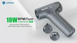 RELIFE E3 Turbo Cooler Screen Dust Removal Computer Host Dust Removal Long-lasting Lightweight