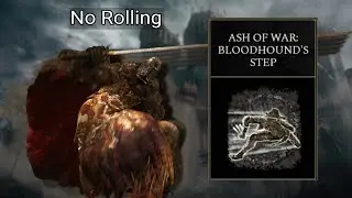 Beating Elden Ring By Replacing My Dodge Roll With Bloodhound Step!