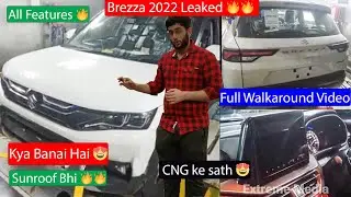 New Brezza 2022 model india 🔥| Brezza 2022 Walkaround 🔥| All Features 😍 | Brezza facelift 2022