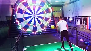 INCREDIBLE FOOTBALL THEME PARK CHALLENGES!!