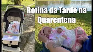 ROTINA DA TARDE NA QUARENTENA - COMO ARRUMO CARRINHO DO BEBÊ REBORN Reborn Levi