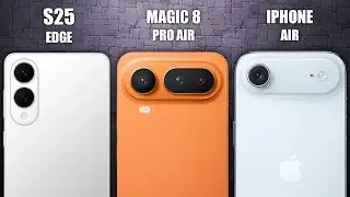 Honor Magic 8 Pro Air Vs Galaxy S25 Edge Vs iPhone Air I Spec Review