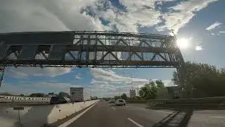 Pt1: 4K Road Trip Europe | Virtual Cycling Workout | Scenic Ride from Bologna to Chieti, Italy