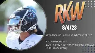 With Jamarco Jones out, Who's up at RT? | @RamonKaylaWill