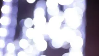 Abstract background of blurry white lights |4K | No COPYRIGHT