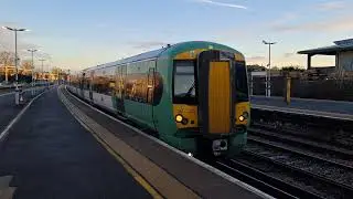 Southern Class 377 315 Electrostar Coming into Bognor Regis The 6th of January 2026