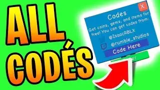 *ALL BUBBLE GUM SIMULATOR CODES* UPDATE (ROBLOX) 2019