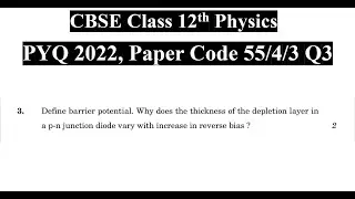 Define barrier potential. Why does the thickness of the depletion layer in a p-n junction diode vary