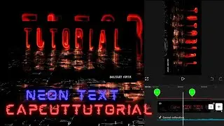 Reflective Neon Text Tutorial||Capcut Tutorial||Easy Text Tutorial||Best Tutorial