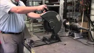AGED 240 Metal Cut Off Saw Demo