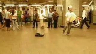 Drummer in NY subway