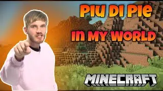 Piu Di Pie in my world #shorts #piywalgaming #PiuDiPie #minecraft
