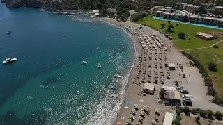 Kolymbia Rhodes | Stunning Aerial Views of Beachfront Hotels & Coastline