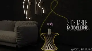 How to Model Side Table in Blender!