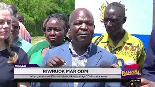 Jalup gavana ma Kisumu ojiwo jokanyo mag ODM onya kwee