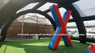 Air Sealed Inflatable Paintball Bunker CS Shooting Obstacle for Sport Game