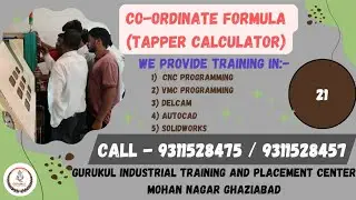 #cnc How To Calculate Taper Start Dia, Taper End Dia, Angle and Taper Length in Machanical Drawing