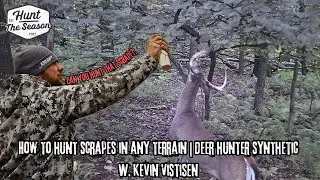 Whitetail Scrapes Explained | How to Hunt scrapes Anywhere | Kevin Vistisen: Deer Hunter Podcast