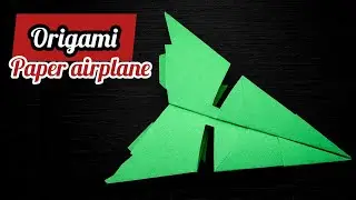 Origami paper airplane | How to make a paper airplane | Origami craft ideas |
