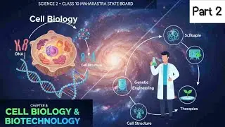 Science 2| Class 10 | Chapter 8 | Cell biology and Biotechnology Part 2 | Maharashtra state Board 