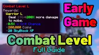 Get Combat XP In Early Game / Hypixel SkyBlock Guide