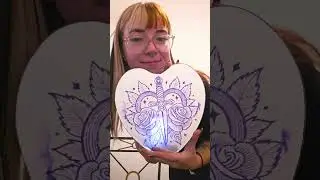 Commissioned mirror piece complete! Engraved with full creative freedom. #Art #Engraving #ArtProcess
