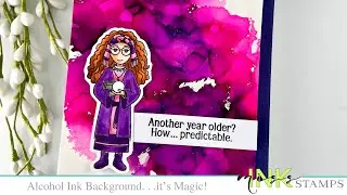A Magical Alcohol Ink Background with Cassie Trask