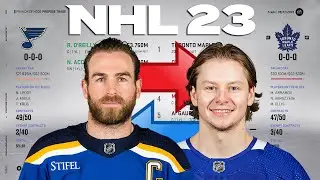 NHL 23 - RYAN O'REILLY TO TORONTO TRADE SIMULATION
