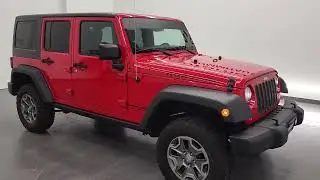 2018 JEEP WRANGLER RUBICON 4 DOOR FIRECRACKER RED 4K WALKAROUND 22J19A SOLD!