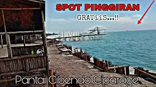 RUTE SPOT PINGGIRAN PANTAI CIBENDO CIPARAGE ‼️  Biar di guyur hujan badai tetap aman