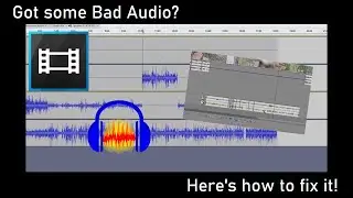 How to Reduce Wind Noise and Distorted Audio with Audacity | Video Editing