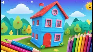 The Magic Pencil Drew a Dancing House ✏️🏠💃 | 3D Animated Nursery Rhyme for Kids