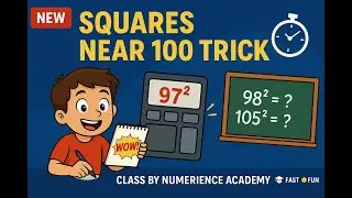 SQUARE OF A NUMBER  NEAR TO 100 2ND CLAASS
