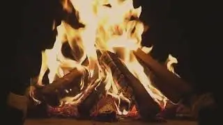 Virtual Campfire with Crackling Fire Sounds HD