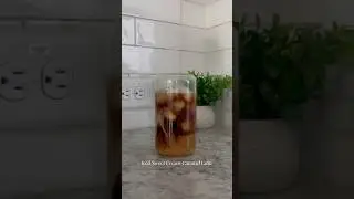 Iced Sweet Cream Caramel Latte 🤎 | Coffee Shop Drink at Home