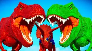 ALL LARGE CARNIVORES BATTLE ROYALE  PRO 8 SUPERHERO TEAM l Epic Battle in Jurassic World Evolution 2