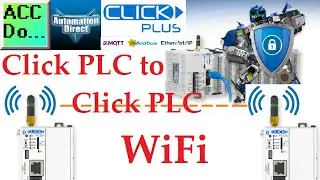 Click PLC WLAN Ethernet Data Transfer Master Slave Protocol!