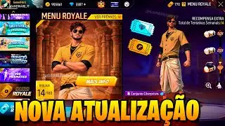 BARBINHA DENOVO? PR&Oacute;XIMO OURO ROYALE, DIAMANTE ROYALE, LOJA DE TOKEN FF, NOVIDADES FREE FIRE
