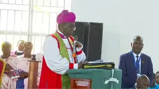 Sunday Service,  Church of Uganda Diocese of Sebei, Kapchorwa (Uganda).