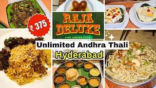 Raja Deluxe Banjara Hills Hyderabad | Raja Deluxe Restaurant Hyderabad | Unlimited Veg Andhra Thali