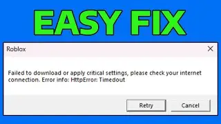 How To Fix Roblox Http Error DNS Resolve Failed to Download or Apply Critical Settings