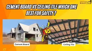 cement board vs ceiling tile which one best for safety ? / Call us on +91 9604629995