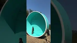 Enjoy outdoor life with IPOOLGO inflatable pool 🏊 16.5*5ft size quickly set it up