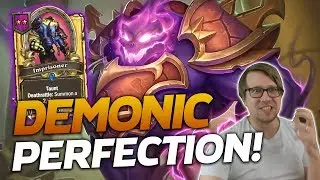 THE PERFECT GAME! IT'S DEMONIC PERFECTION! | Hearthstone Battlegrounds | Savjz